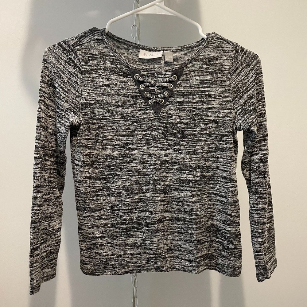 Black and grey sweater
